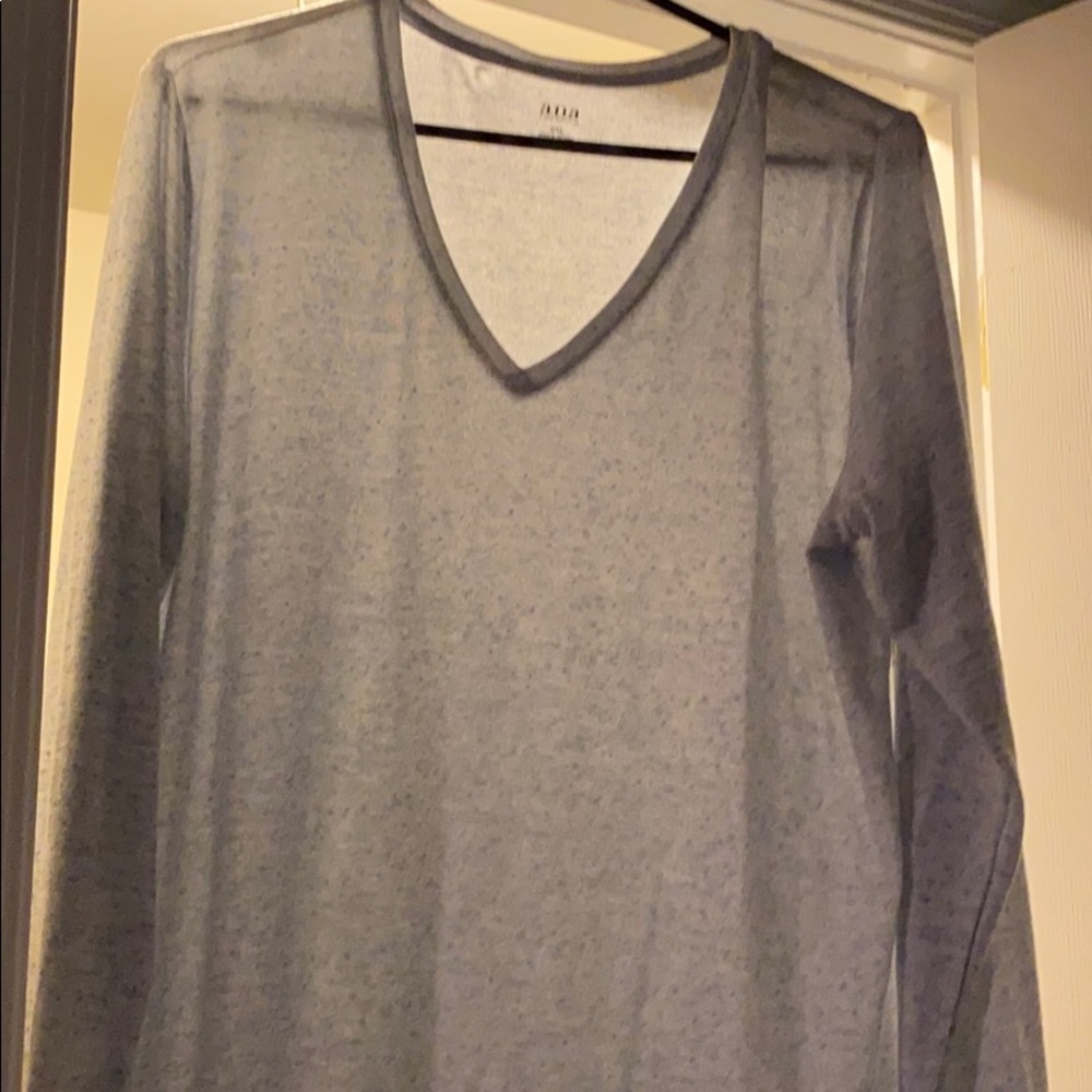 Sweater white with blue dots